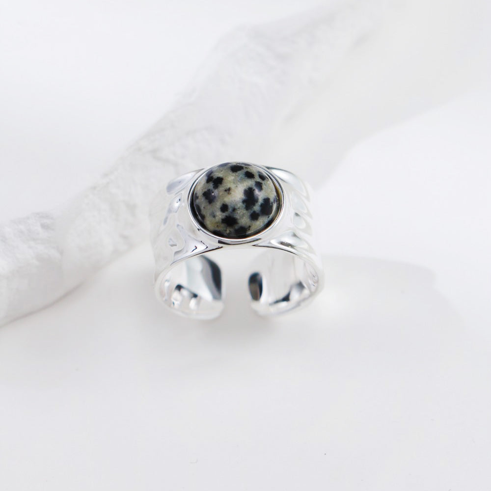 Geodetic-Wide Opening Crystal Ring