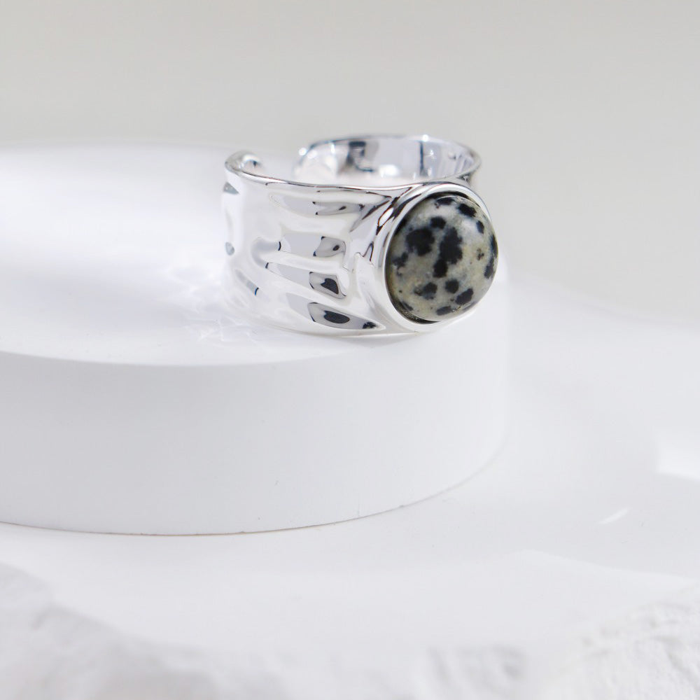 Geodetic-Wide Opening Crystal Ring