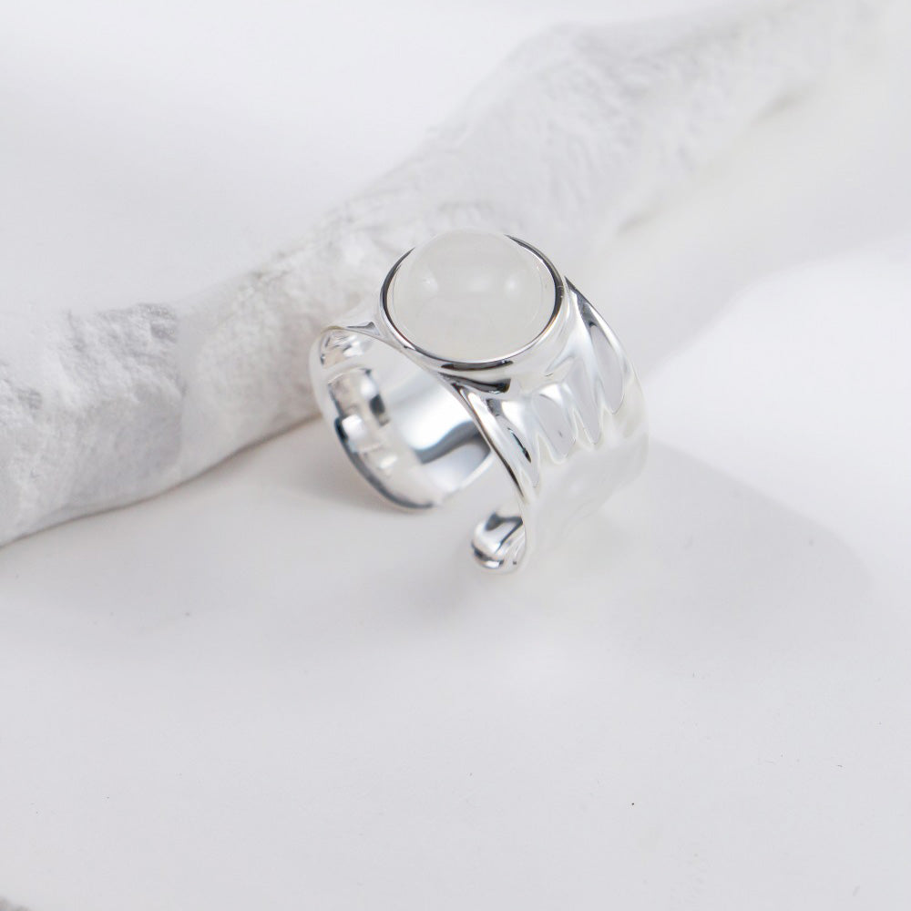 Geodetic-Wide Opening Crystal Ring