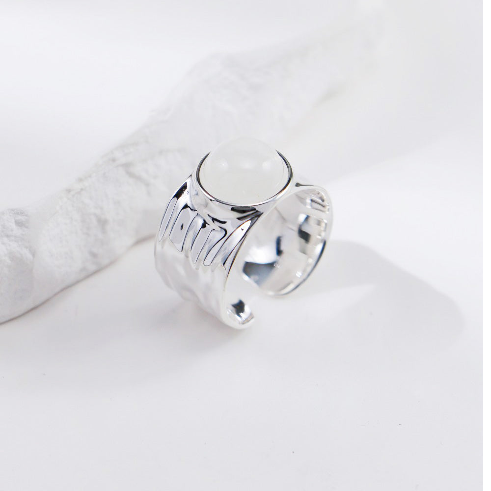 Geodetic-Wide Opening Crystal Ring