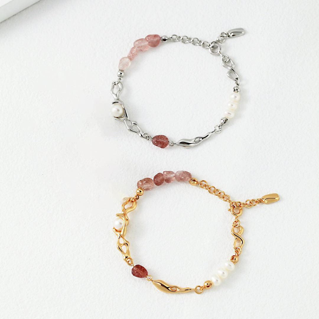 Love  Charm Crystal Bracelets