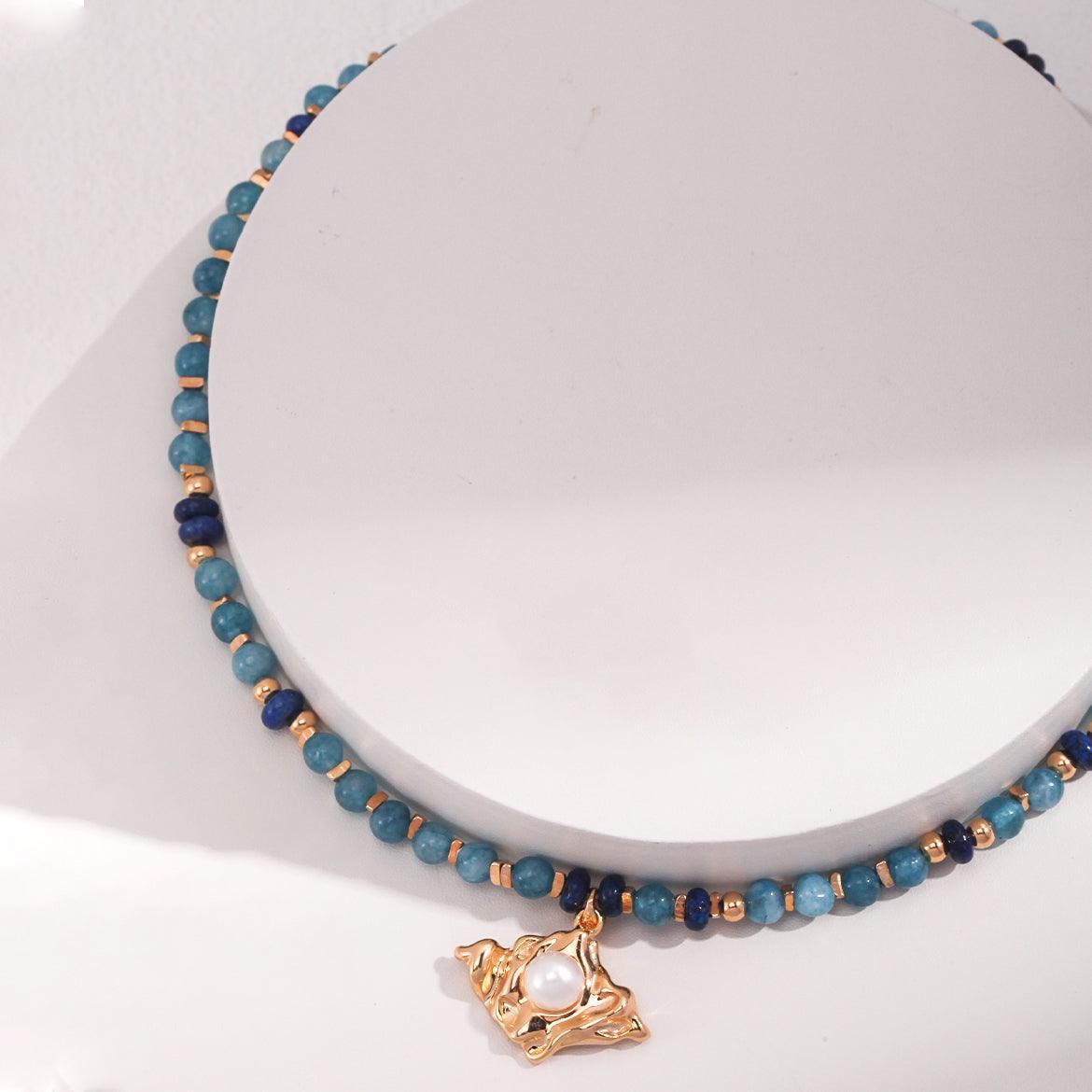 alancing energy stone necklace