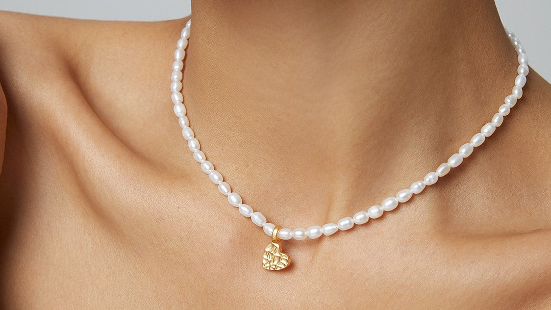Heart Jewelry With Pearl