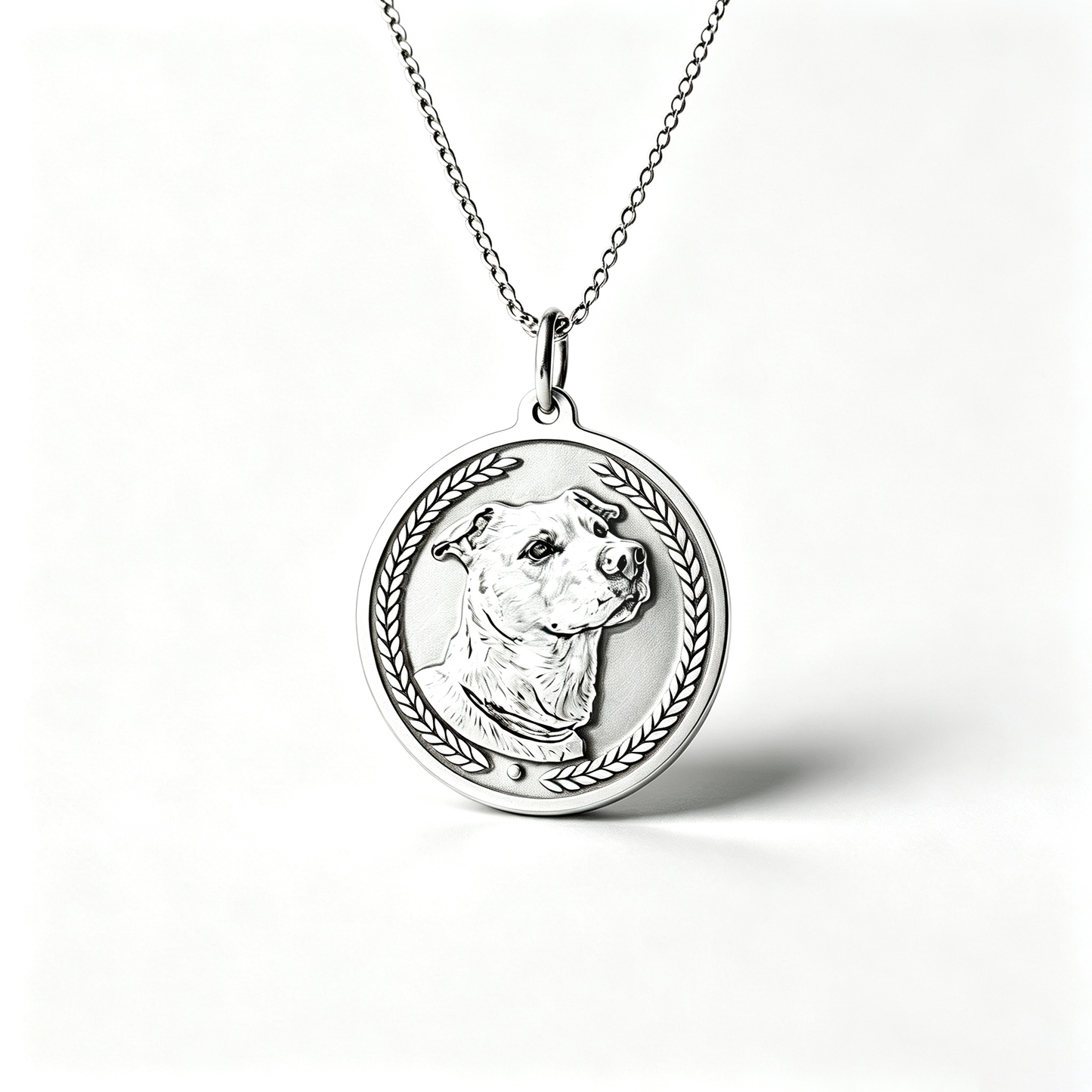 Personalized Pet Silver Necklace