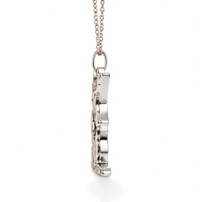 Personalized Pet Silhouette Portrait Pendant