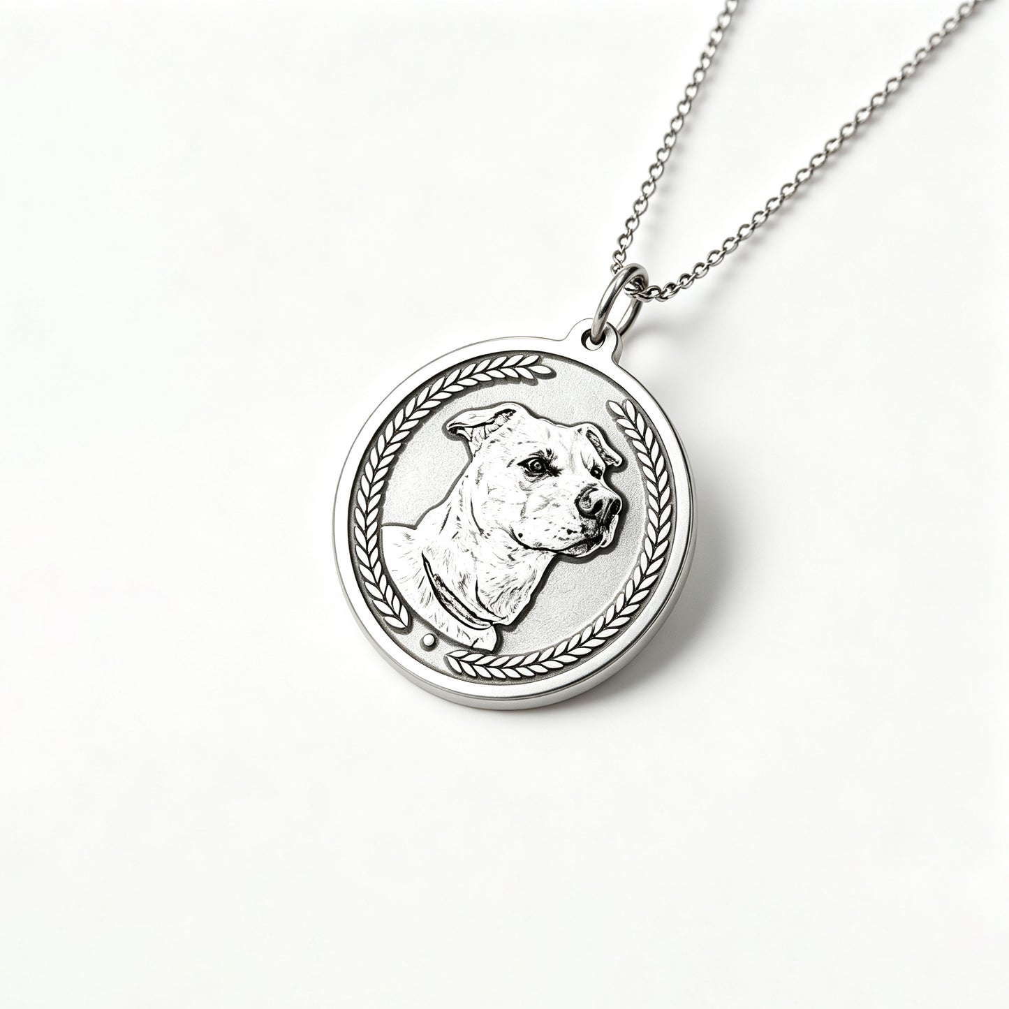 Personalized Pet Silver Necklace