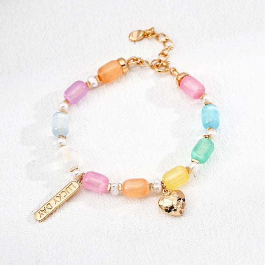 夢幻花園（Dream Garden）多彩的貓眼寶石手鏈