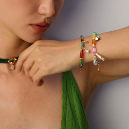 夢幻花園（Dream Garden）多彩的貓眼寶石手鏈