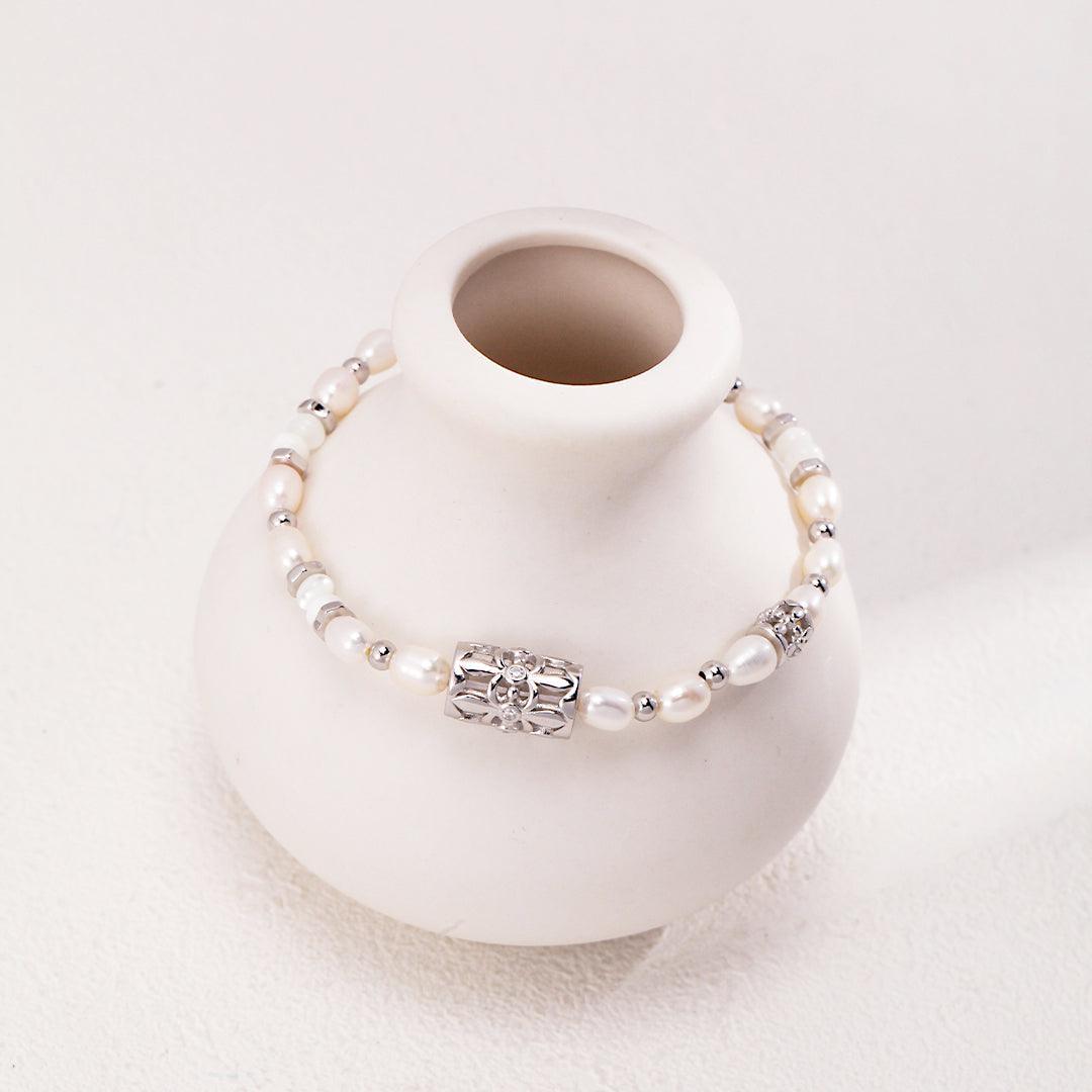 Fashion Design Natural Stone Pearl Bracelet