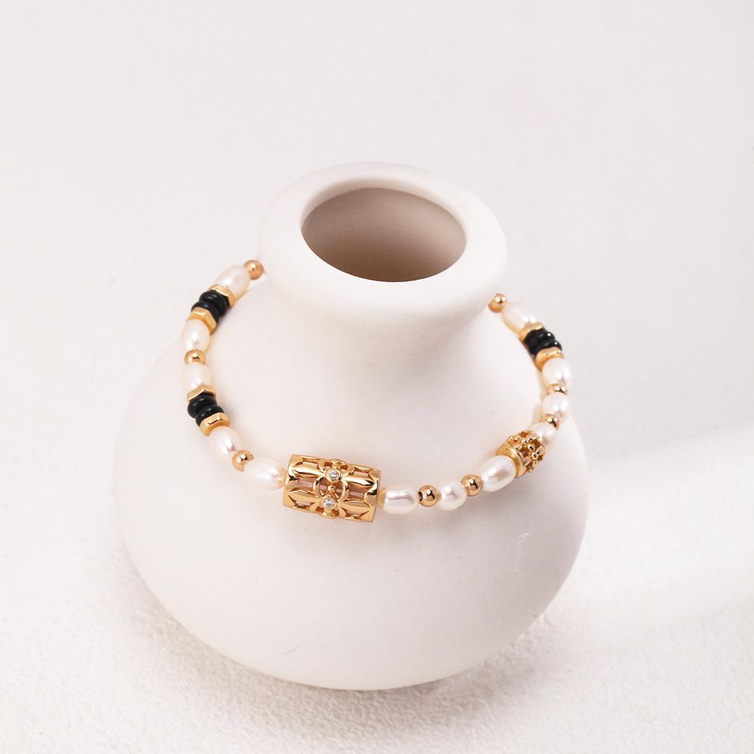 Fashion Design Natural Stone Pearl Bracelet