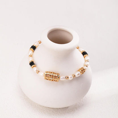 Fashion Design Natural Stone Pearl Bracelet