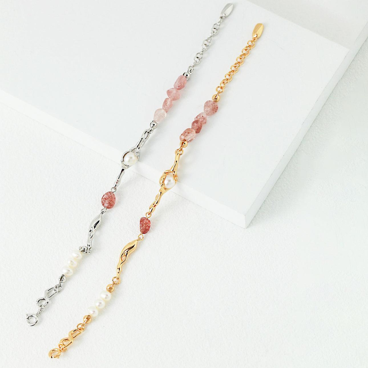 Love  Charm Crystal Bracelets