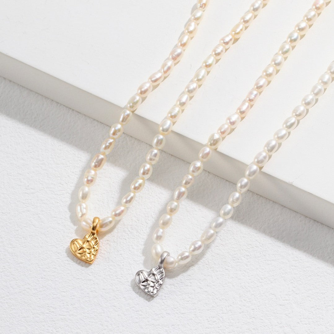 Heart Jewelry With Pearl